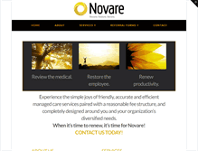 Tablet Screenshot of novarenetwork.com